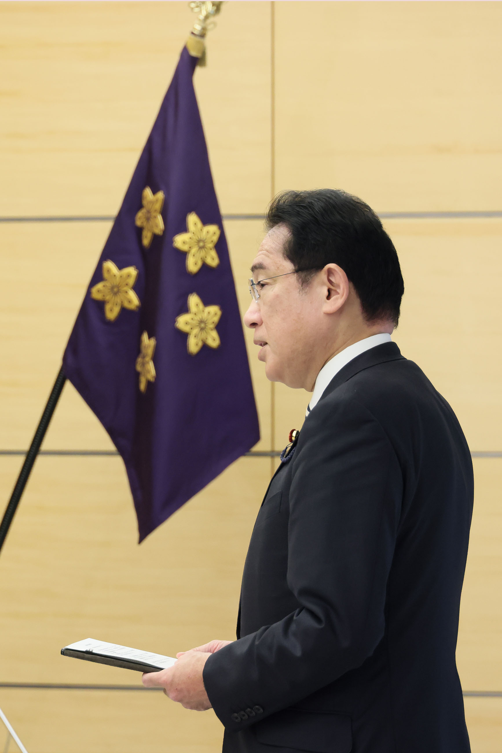 Prime Minister Kishida making remarks (2)
